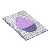 Carnet Le glaçage pourpre mignon de remous de petit (Côté Droit)