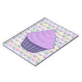 Carnet Le glaçage pourpre mignon de remous de petit (Côté gauche)
