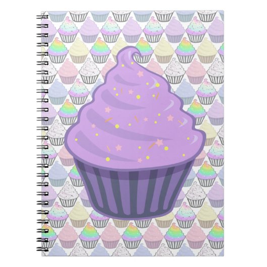 Carnet Le glaçage pourpre mignon de remous de petit (Devant)