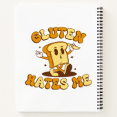 Carnet Le gluten me déteste (Dos)
