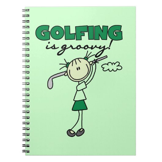 Carnet Le golf est super (Devant)