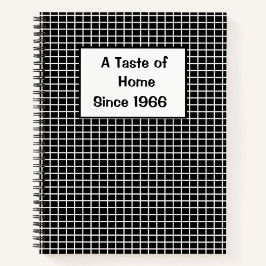 Carnet le goût de la recette maison (Devant)