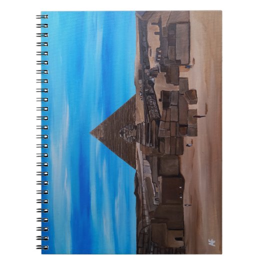 Carnet Le Grand Sphinx et la Pyramide de Khafre (Devant)