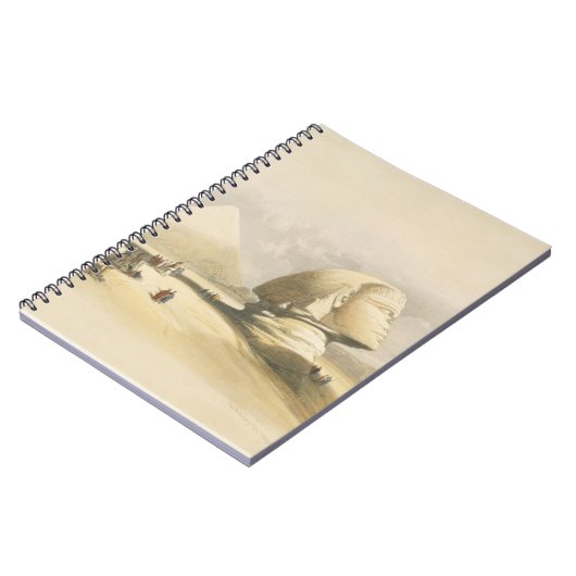 Carnet Le grand sphinx et les pyramides de Gizeh, de "E (Côté gauche)