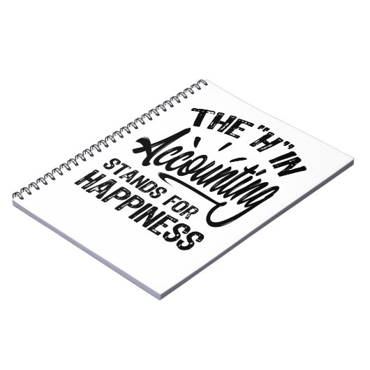 Carnet Le H Dans La Comptabilité Est La Condition Du Bonh (Côté gauche)