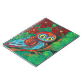 Carnet Le hibou moderne de peinture (Côté gauche)