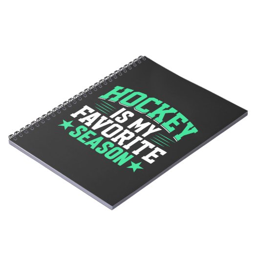 Carnet Le hockey est ma saison préférée (Côté gauche)