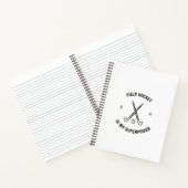 Carnet Le hockey sur gazon est ma superpuissance (Intérieur)