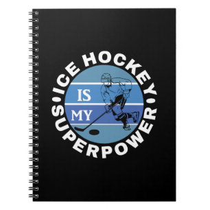 Carnet Le hockey sur glace est ma superpuissance