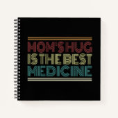 Carnet Le Hug de Maman est la meilleure citation médicale (Devant)