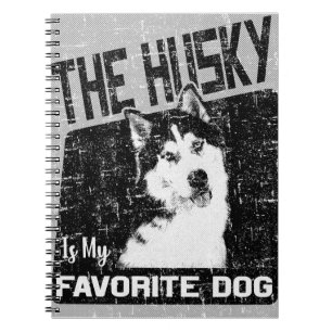 Carnet Le Husky Est Mon Chien Favori, Le Husky Sibérien