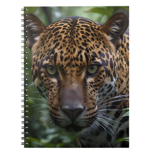 Carnet Le Jaguar Posé Marque Dans La Forêt, (Devant)