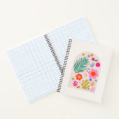 Carnet Le Jardin 04 Fleurs Rétro Modernes Florales (Intérieur)