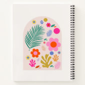 Carnet Le Jardin 04 Fleurs Rétro Modernes Florales (Dos)