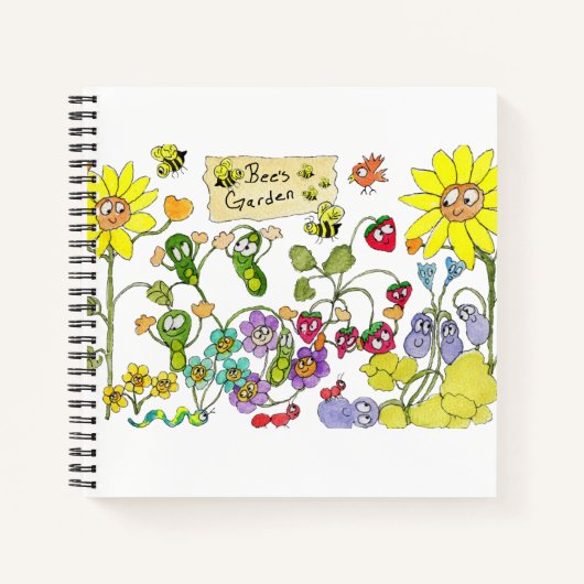 Carnet Le jardin des abeilles (Devant)