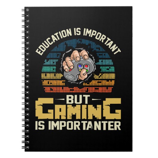 Carnet le jeu est plus important (Devant)