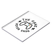 Carnet Le jeu ne se termine jamais (Côté gauche)