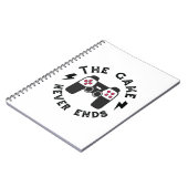 Carnet Le Jeu ne se termine jamais (Côté gauche)