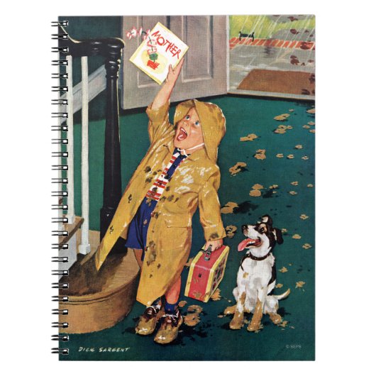 Carnet Le jour de mère heureux (Devant)