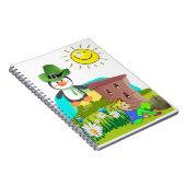 Carnet le jour de saint-patrick pingouin leprechaun (Côté Droit)