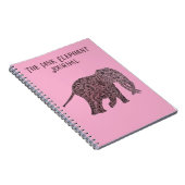 Carnet Le Journal/Cahier de l'Éléphant Rose (Côté Droit)