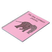 Carnet Le Journal/Cahier de l'Éléphant Rose (Côté gauche)