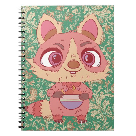 Carnet Le joyeux Raccoon (Devant)