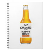 Carnet Le Kayak Est Mon Heureuse Heure (Devant)