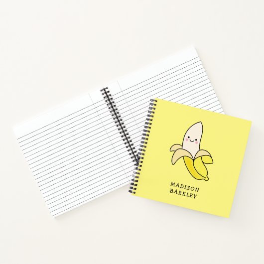 Carnet Le Kid de la Banane Mignon Kawaii (Intérieur)