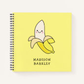 Carnet Le Kid de la Banane Mignon Kawaii (Devant)