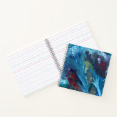 Carnet Le lac et les mauvaises herbes peinture acrylique (Intérieur)