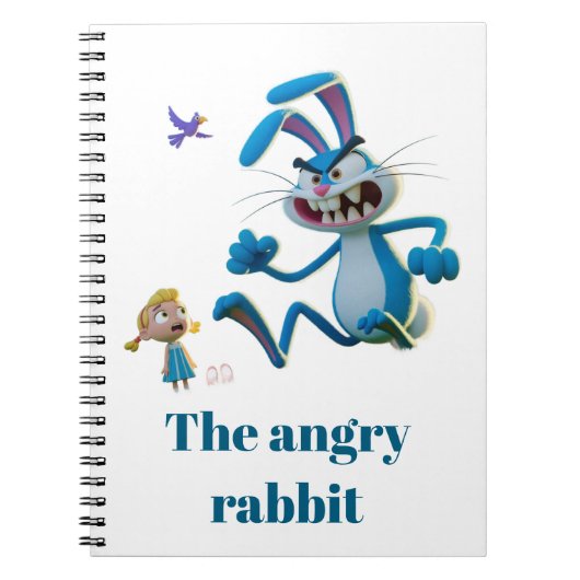Carnet Le lapin en colère (Devant)