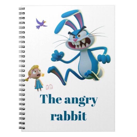 Carnet Le lapin en colère (Devant)