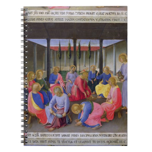 Carnet Le lavage des pieds, détail du panneau trois o (Devant)