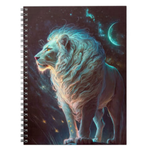 Carnet Le Lion Animal Portrait Peinture Faune En Plein Ai