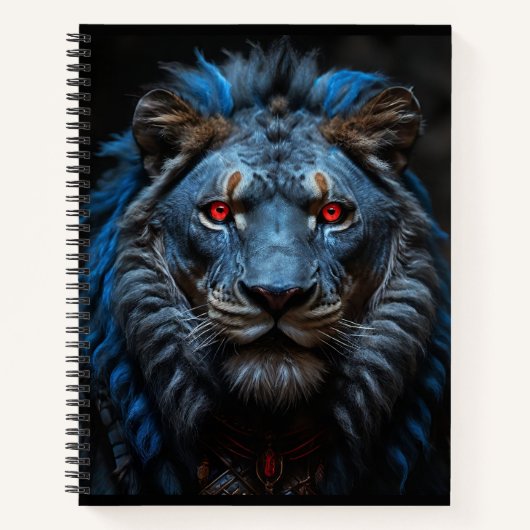 Carnet le lion bleu (Devant)