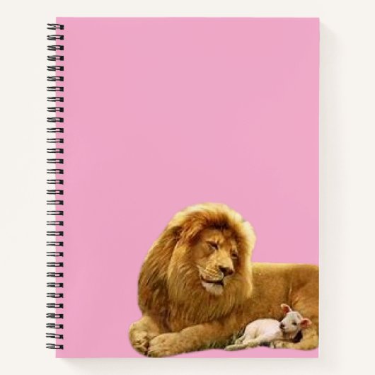 Carnet Le Lion et l'Agneau (Devant)