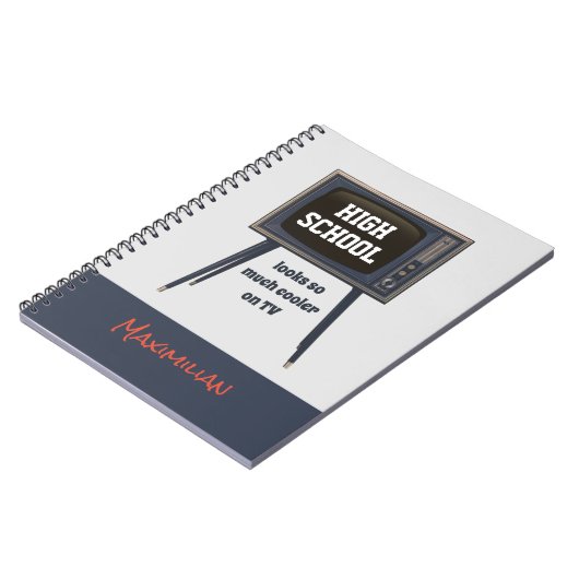 Carnet Le Lycée A L'Air Si Glacière À La Télévision Citat (Côté gauche)