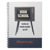 Carnet Le Lycée A L'Air Si Glacière À La Télévision Citat (Devant)