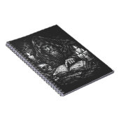 Carnet Le Magicien Étudiant le Grimoire — par BurnsInHell (Côté Droit)
