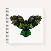 Carnet Le majestic Emerald Owl (Devant)