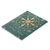 Carnet Le Mandala de Givre Doré (Côté gauche)