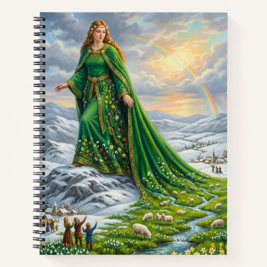 Carnet Le Manteau de Brigitte (Apporter le Printemps) (Devant)