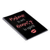 Carnet Le maquillage est beauté d'art est esprit (Côté Droit)