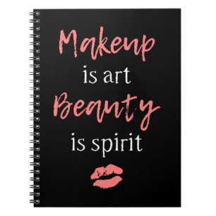 Carnet Le maquillage est beauté d'art est esprit