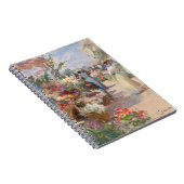 Carnet Le marché aux fleurs | Victor Gabriel Gilbert (Côté Droit)