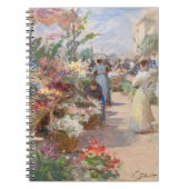 Carnet Le marché aux fleurs | Victor Gabriel Gilbert (Devant)