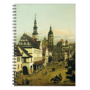 Carnet Le Marché de Pirna par Bernardo Bellotto