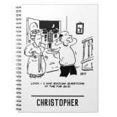 Carnet Le mari ne veut pas remettre en question (Devant)