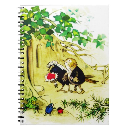 Carnet Le mariage d'oiseau (Devant)